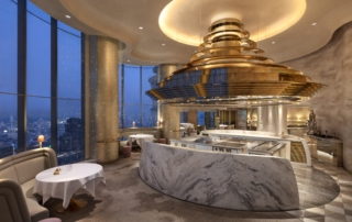 Chef’s Table by lebua brings French fine dining in Bangkok to an art form. The kitchen forms the heart of our Michelin-starred restaurant, where every detail is designed to bring the essence of Europe and Thailand together. From the Molteni stove, framed by polished marble and brass, to the impeccable steel hood that celebrates timeless Thai architecture, Chef’s Table by lebua is a seamless blend of tradition and innovation