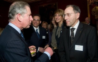 to meet HRH prince of wales at a private event personal audience and in regards to his excelleny sustainability engagement