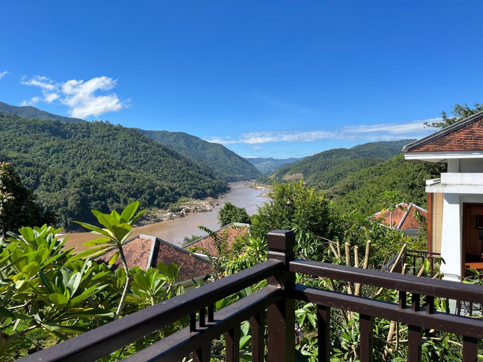 Le Grand Pakbeng Resort, Laos. 5star luxury resort at Pakbeng, along the Mekhong river, between Luang Prabang, Laos and Chiang Rai, Thailand. Set along side the mighty Mekong River and nestled in the undulating lush jungle of northern Laos, the Le Grand Pakbeng is a thriving oasis offering unforgettable experiences with indulgent all-inclusive benefits, featuring gourmet dining and enriching daily activities. This charming resort provides 45 nicely appointed villas and suites with private terraces and Jacuzzi, which are furnished using local artworks in a mix of the splendid scenery of the Mekong River and the surrounding mountainside. Pakbeng is a beautiful riverside village on the banks of the Mekong River, halfway between Houay Xay and Luang Prabang, a wonderful place to observe the laid-back sleepy village life. Take it easy, enjoy the atmosphere and stunning scenery while sipping cocktails at Le Grand Pakbeng's poolside bar and getting pampered in the Le Bristro Lounge. To those who travel by cruise on the mighty Mekong River. Staying just only one night is not worth it as your boat arrives in the late afternoon and depart for boat jetty in early morning. You won't have enough chance to relax and enjoy our full facilities and excursion visiting the unique culture heritage of local hilltribe villages. 5star luxury resort at Pakbeng, along the Mekhong river, between Luang Prabang, Laos and Chiang Rai, Thailand. Set along side the mighty Mekong River and nestled in the undulating lush jungle of northern Laos, the Le Grand Pakbeng is a thriving oasis offering unforgettable experiences with indulgent all-inclusive benefits, featuring gourmet dining and enriching daily activities. This charming resort provides 45 nicely appointed villas and suites with private terraces and Jacuzzi, which are furnished using local artworks in a mix of the splendid scenery of the Mekong River and the surrounding mountainside. Pakbeng is a beautiful riverside village on the banks of the Mekong River, halfway between Houay Xay and Luang Prabang, a wonderful place to observe the laid-back sleepy village life. Take it easy, enjoy the atmosphere and stunning scenery while sipping cocktails at Le Grand Pakbeng's poolside bar and getting pampered in the Le Bristro Lounge. To those who travel by cruise on the mighty Mekong River. Staying just only one night is not worth it as your boat arrives in the late afternoon and depart for boat jetty in early morning. You won't have enough chance to relax and enjoy our full facilities and excursion visiting the unique culture heritage of local hilltribe villages. 5star luxury resort at Pakbeng, along the Mekhong river, between Luang Prabang, Laos and Chiang Rai, Thailand. Set along side the mighty Mekong River and nestled in the undulating lush jungle of northern Laos, the Le Grand Pakbeng is a thriving oasis offering unforgettable experiences with indulgent all-inclusive benefits, featuring gourmet dining and enriching daily activities. This charming resort provides 45 nicely appointed villas and suites with private terraces and Jacuzzi, which are furnished using local artworks in a mix of the splendid scenery of the Mekong River and the surrounding mountainside. Pakbeng is a beautiful riverside village on the banks of the Mekong River, halfway between Houay Xay and Luang Prabang, a wonderful place to observe the laid-back sleepy village life. Take it easy, enjoy the atmosphere and stunning scenery while sipping cocktails at Le Grand Pakbeng's poolside bar and getting pampered in the Le Bristro Lounge. To those who travel by cruise on the mighty Mekong River. Staying just only one night is not worth it as your boat arrives in the late afternoon and depart for boat jetty in early morning. You won't have enough chance to relax and enjoy our full facilities and excursion visiting the unique culture heritage of local hilltribe villages.