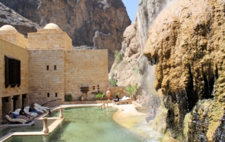Ma’In Hot Springs Resort & Spa is located 30 kilometres from the ‘mosaic’ city of Madaba and right of the corner of the Dead Sea. It is a scenic 60 minute drive from Amman Queen Alia International Airport (AMM). Lying 264 meters below sea level in a spectacular mountain landscape, Ma’In Hot Springs Resort & Spa is close by to the south-east corner of the Dead Sea and a leisurely drive to historic Madaba.