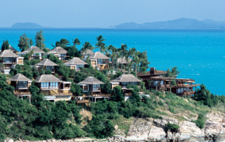 There’s a gently sloping little headland on the northern tip of Samui, where private hotel villas blend into the landscape of natural vegetation. Six Senses Koh Samui resort in Thailand, is a place where you can laze by a vast infinity pool and lose yourself while gazing out to the sweeping panoramas of the Gulf of Thailand.